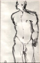 STANDING MALE FIGURE 6"X9"